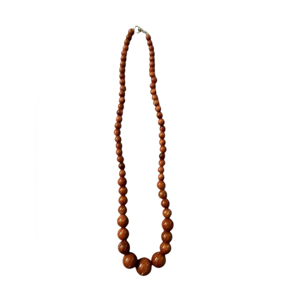 Goldstone Beaded Necklace